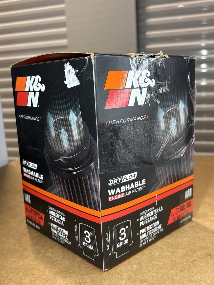 Genuine K&N Air Filter RU-3108HBK Open Box photo 4