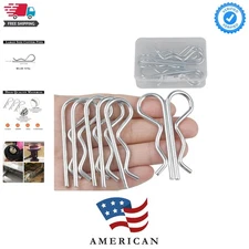 15 Pcs Heavy Duty Hitch Pins Cotter Pin R Clips, Large Stainless Steel Spring...