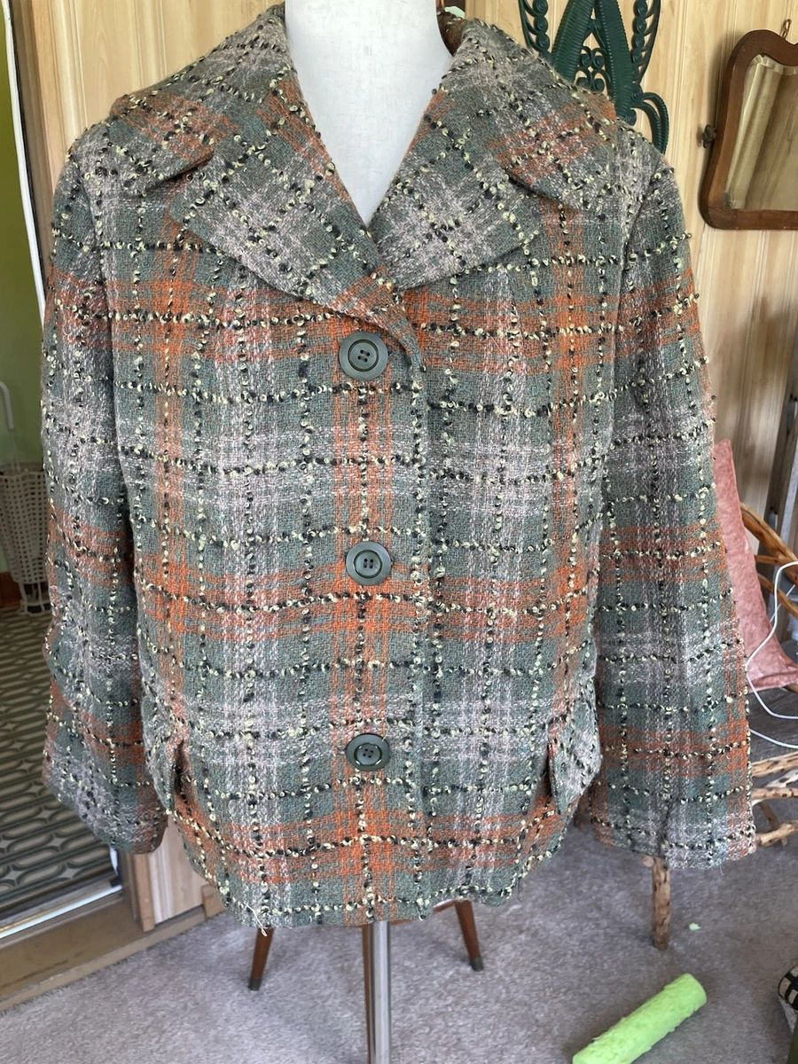 Tweed 1960s Vintage Coats, Jackets & Vests for Women for sale | eBay