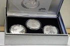2006 American Silver Eagle 20th Anniversary 3-Coin Set, OGP & COA