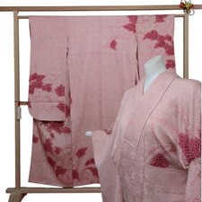 Pink Furisode Kimono for Coming-of-Age Ceremony 153cm Used