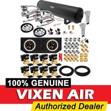 Air Suspension Kitsystem For Truckcar Bagridelift Dual Compressor 5g Tank