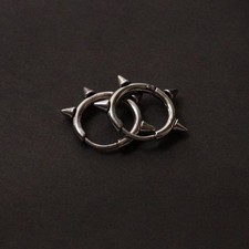 Punk Rivet Goth Earrings Women Earrings Geometric Hip-hop Personality Earrings-y