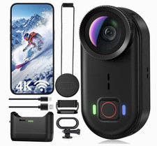 YI 4K Action Camera 4K Wi-Fi Waterproof Portable Audio Video Recording Black