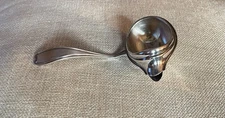 Antique Silver-plated Tea Strainer Spoon Paye & Baker