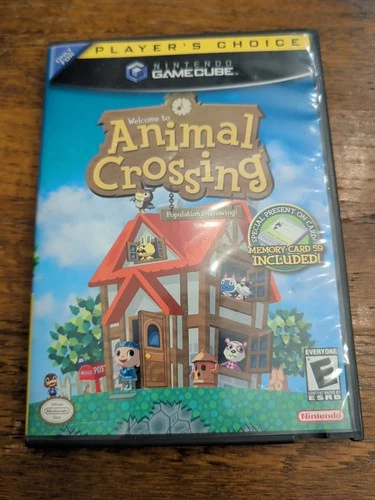 Animal Crossing Nintendo GameCube w/ Memory Card CIB Complete Tested