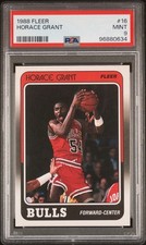 1988 Fleer Horace Grant #16 Rookie RC PSA 9 MINT Chicago Bulls 🔥🔥