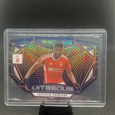 2023-24 Obsidian Soccer IBRAHIM SANGARE Vitreous Die-Cut Base /99 Forest
