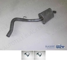 Auspuff Mitteltopf + Schellen für Jaguar XJ 4.0 links X300+X330 1994-1997