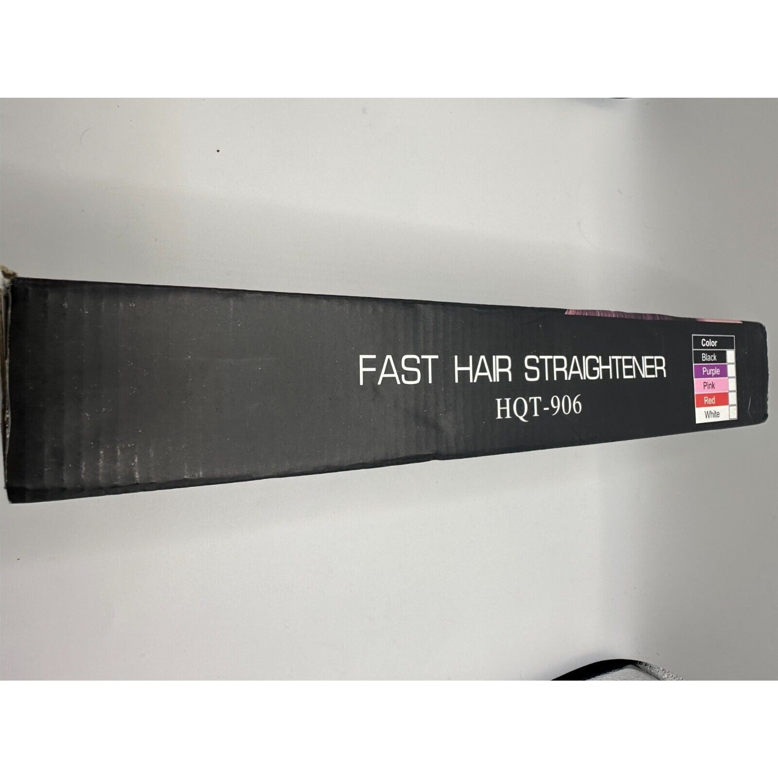 Fast Hair Straightener Brush HQT-906 – Pink 2-in-1 Heated Styling Brush