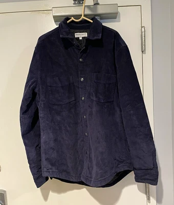 American Apparel Men’s Blue Corduroy Lined Shacket M Button-Up jacket - Image 1 of 3