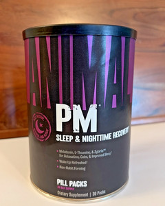 Universal Nutrition ANIMAL PM Sleep & Nighttime Recovery -30 Pill Packs Exp 2/28