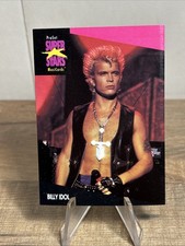 ProSet 1991 SuperStars MusiCards Billy Idol Card #187 EX.