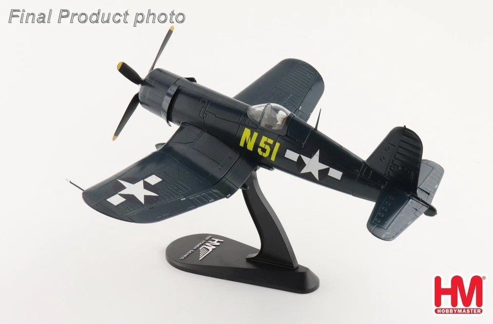 Hobbymaster 1:48 HA8227 Vought F4U-4 Corsair N51, John Glenn, VMF-155, China 194 - Bild 2 von 4