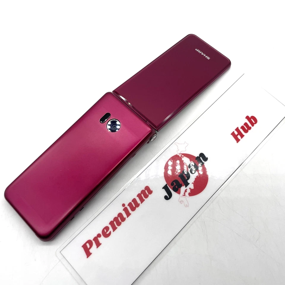 SHARP SH-N01 Red AQUOS KEITAI Flip Phone Unlocked SIM Free Japan - Image 2 of 4