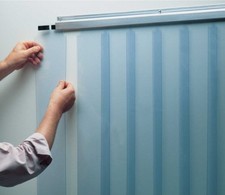 Kason Easimount 42" x 90"  Strip Curtain  for Walk-In Coolers Freezers