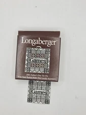 Longaberger 2001 Fathers Day Basket Tie On