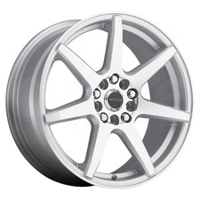 15x7 Raceline 131s Evo 5x1005x114.3 40 Silver Wheels Rims Set4 72.62