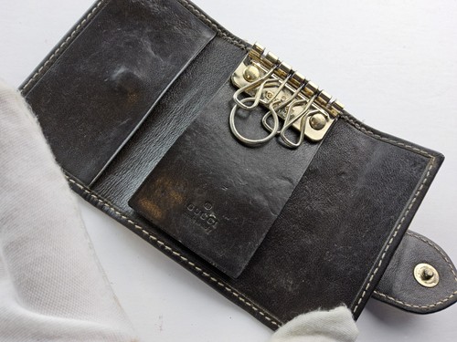 Gucci Signature Heart 4 Key Case Wallet - Picture 7 of 11