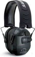 Walker's Game Ear Black Ultimate Power Muff Quads Earmuff - GWP-XPMQB