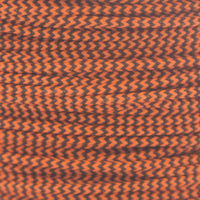 10' BCY Fl Orange & Black Speckled #24 D Loop Material Bowstring Rope