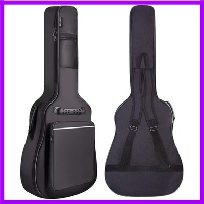 Stylish 36 Inch Acoustic Guitar Bag with Thick Padding & Ample Storage Pockets