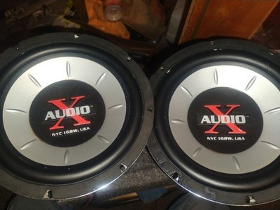 X Audio TSX8100 8'' Inch Subwoofer 400 Watts Peak Power