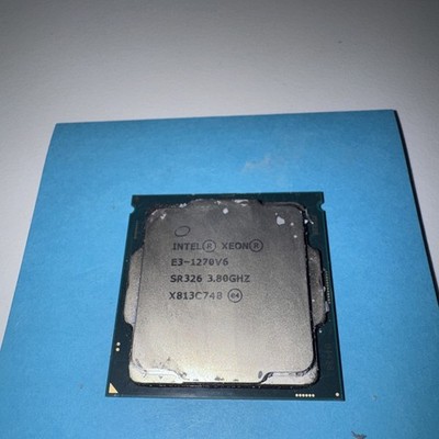 Intel Xeon E3-1270 V6 / Quad Core CPU / SR326