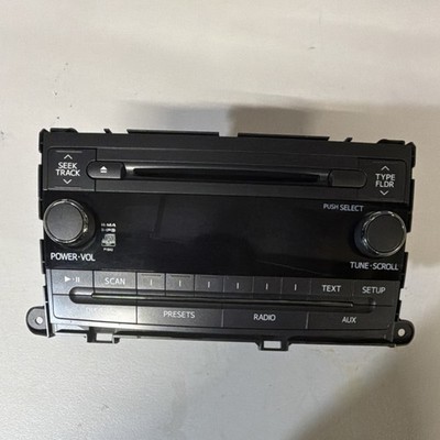 2011-2014 TOYOTA SIENNA AM/FM RADIO DISC CD MP3/WMA PLAYER 86120-08270 OEM