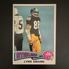 Topps 1975 Lynn Swann #282 Pittsburgh Steelers Football Base Set - Rookie Card. rookie card picture