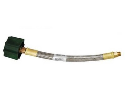 Marshall Excelsior High Flow Thermo Pigtail 1/4'' Inv Flare x QCC SS 24''