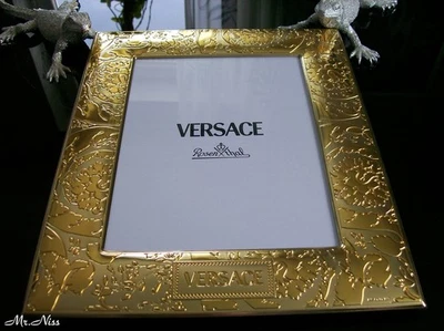 Rosenthal Versace Bilderrahmen/Picture Frame VHF 12 - Gold *1 A NEUWARE & OVP * - Bild 1 von 4