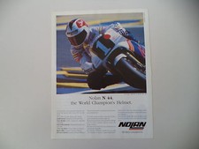 advertising Pubblicità 1989 CASCO NOLAN N 44 e SITO PONS