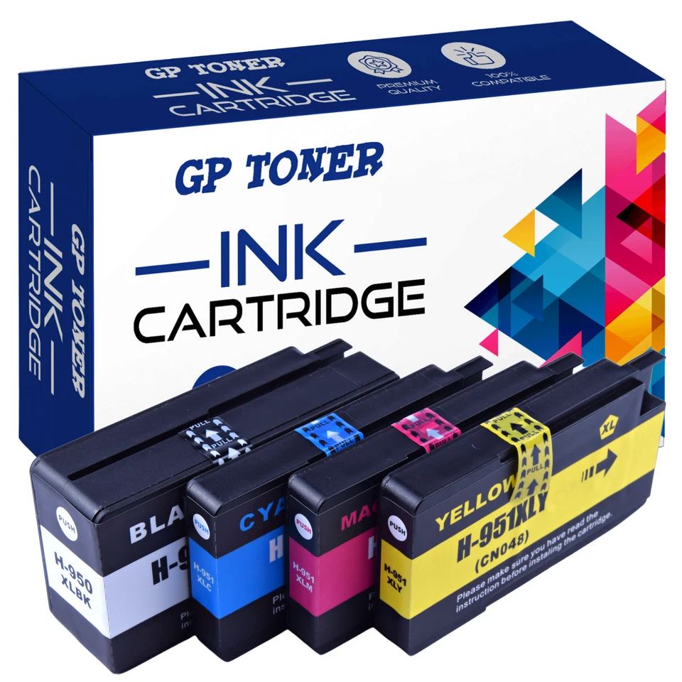 950XL 951XL Druckerpatronen Kompatibel für HP OfficeJet Pro 8600 8610 8620 - Bild 2 von 4