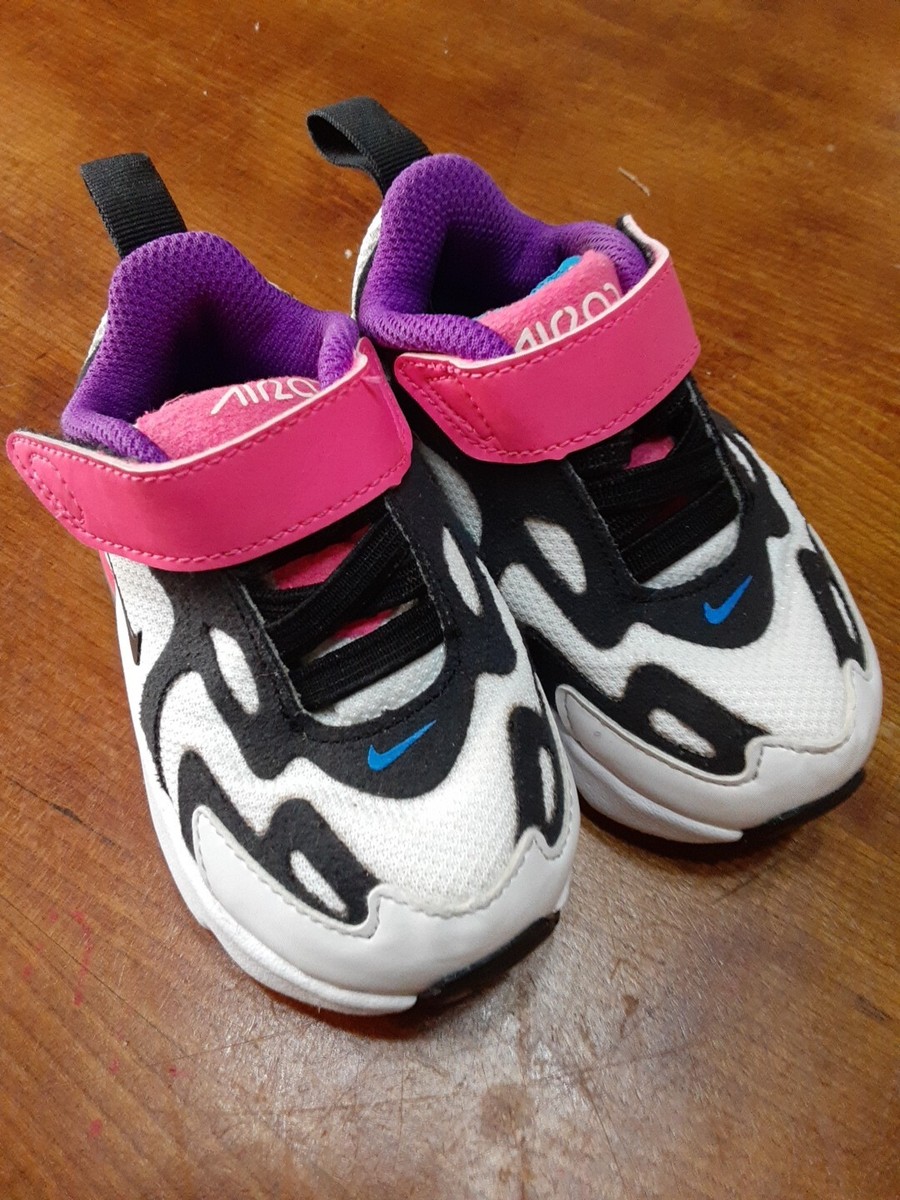 NIKE AIR MAX 200 (TD) WHITE BLACK HYPER PINK ATHLETIC RUNNING