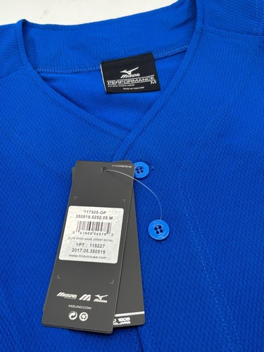 Mizuno Men's Elite Mesh Game Jersey, Royal Blue, M - Bild 6 von 9