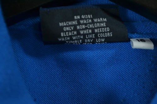Polo Sport Youth Polo Blue Size 16 - Picture 5 of 9