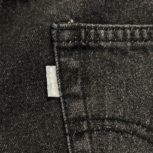 Levis Silvertab Stay Loose Straight Boys 14 Reg 27 x 29 Black Denim Jeans - Picture 7 of 11