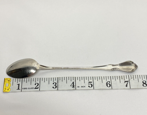 Oneidacraft Deluxe Stainless CHATEAU Iced Tea Spoons Flatware Glossy - Lot of 6 - Picture 8 of 8