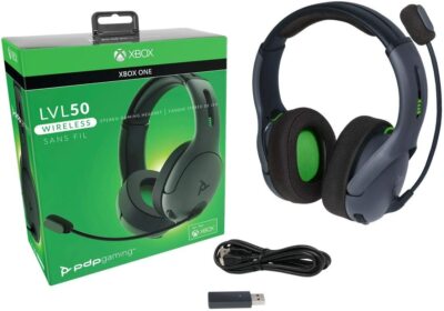 S Nero Per Giocare su Xbox Series X PDP LVL50 Cuffie Gaming Wireless Xbox  One e PC Windows 10 lencicol Cuffie gaming Accessori