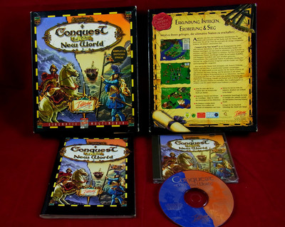 PC DOS: Conquest of the New World - Interplay 1996 mit OVP