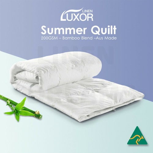 All Size 200GSM Microfibre Microfiber Bamboo SUMMER Quilt Doona Duvet