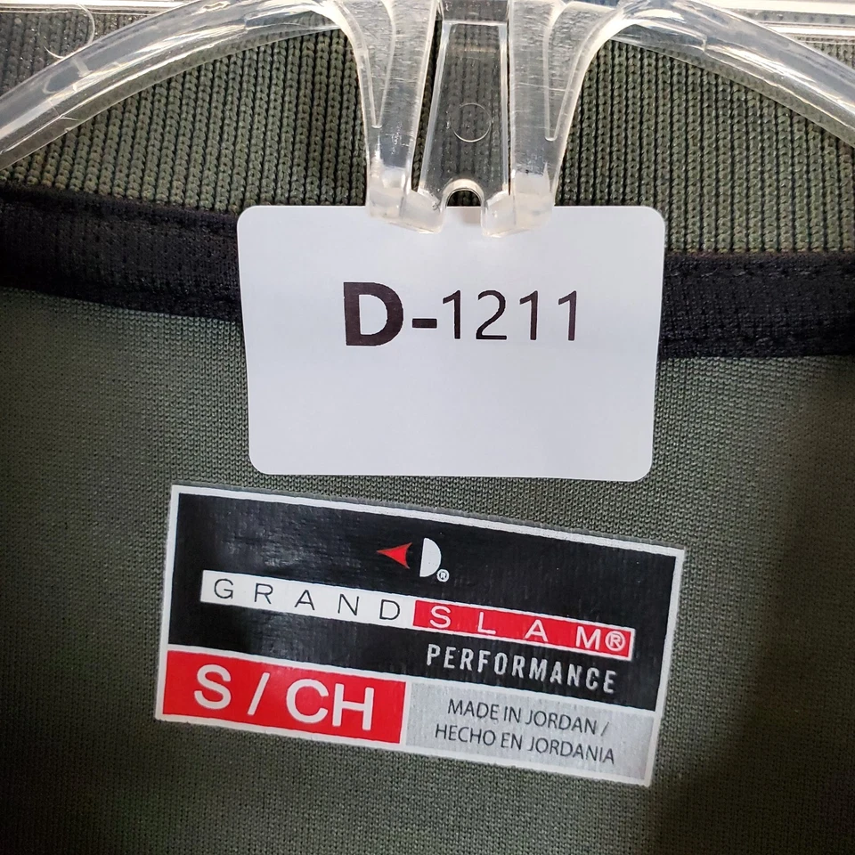 Polo de golf Grand Slam para hombre ropa deportiva pequeño oliva rendimiento bloques de colores Foto 2 de 4