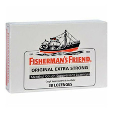 Fisherman's Friend Original Extra Strong Cough Suppressant Lozenges 38 Ct 2 Pack