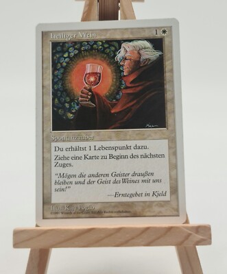 Heiliger Wein 5. Edition (5ED) Magic Karte deutsch (Blessed Wine)