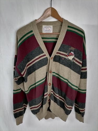 ICEBERG ICE SPORT Cardigan 100% LANA Maglione VINTAGE MADE in ITALY Tg M  Uomo | eBay