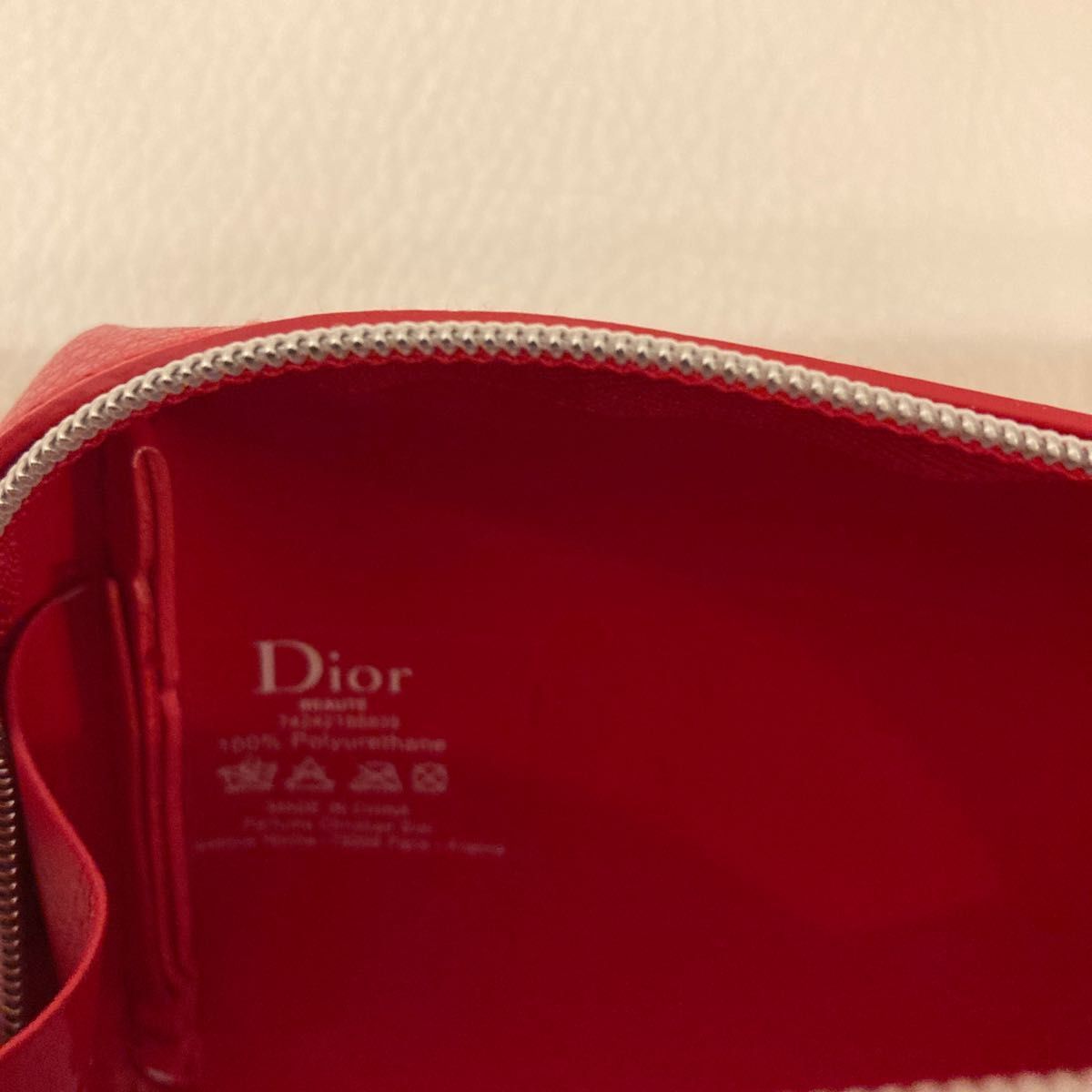 Christian Dior DIOR Pouch Red Novelty Limited New Japan EMS-127107