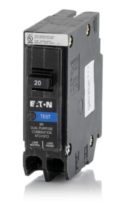 #ad Eaton BRP120DF 120 20A 1 Pole Circuit Breaker $42.00