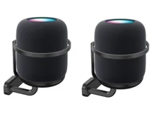 ynVISION Wall Mount Compatible with Apple Homepod Gen 1 & Gen 2 Black | 2 PACK