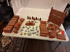 HandmadeWooden Castle Warhammer Kids Fun Building Blocks